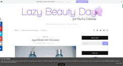 Desktop Screenshot of lazybeautyday.com